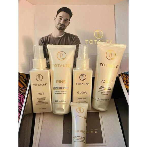 Totalee Package: Shampoo, Conditioner,  Leave In, Creme Elixir,  Shine Mist - Picture 1 of 9